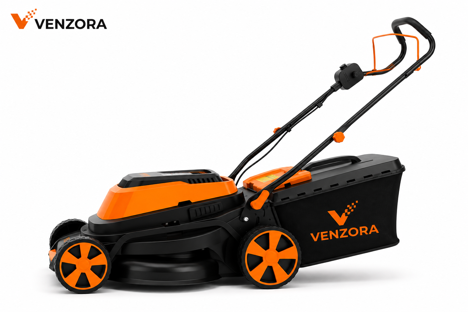 Venzora EcoMow 18-Inch Wide-Path Electric Lawn Mower