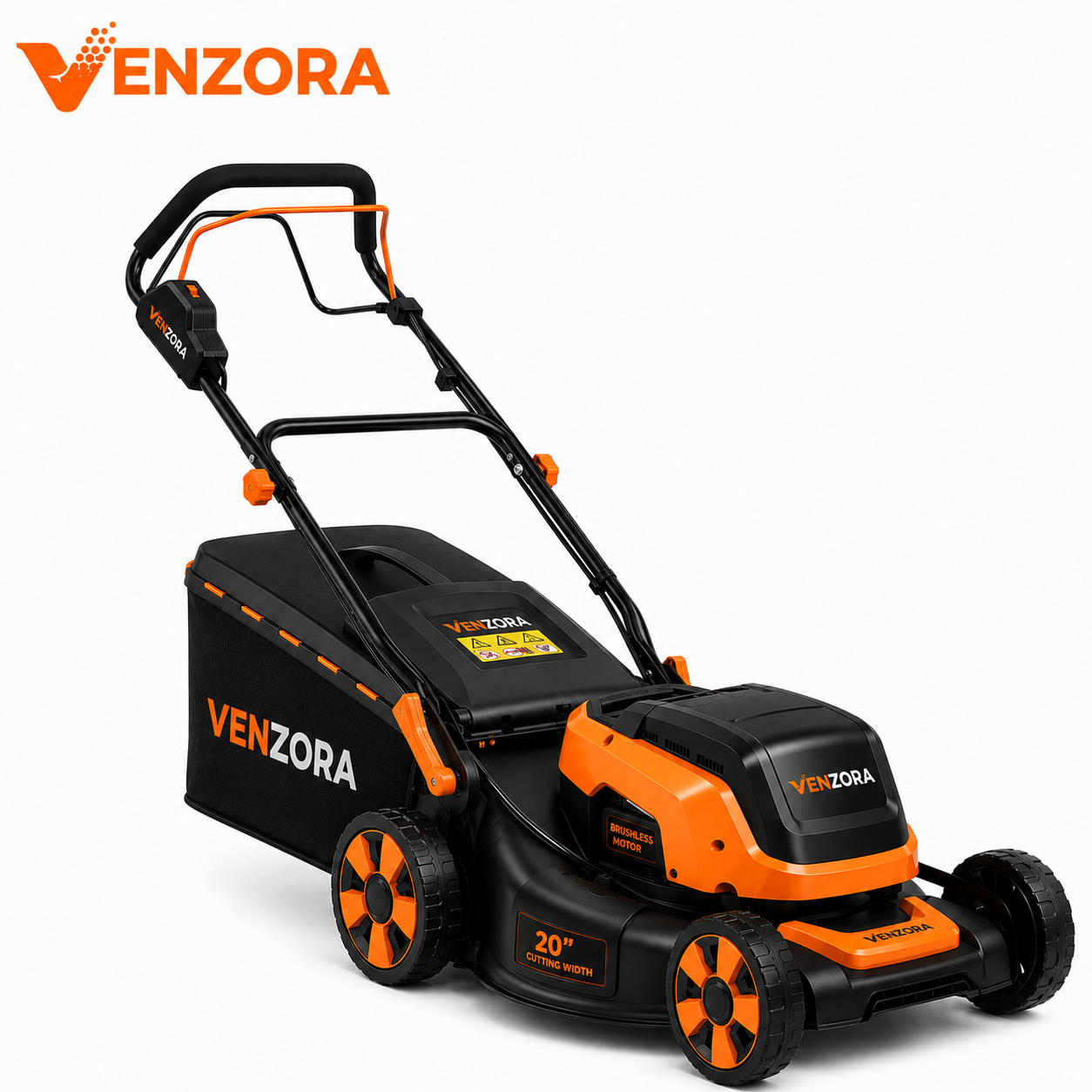 Venzora TurfMaster 42-Inch Deck Cordless Lawn Mower