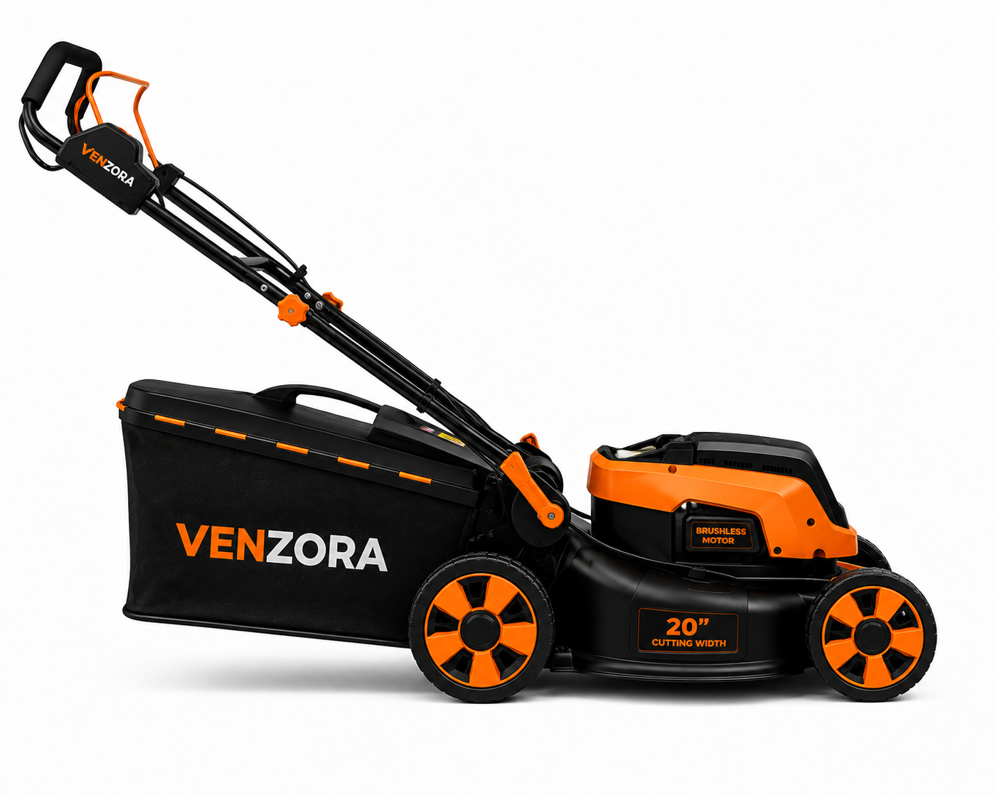 Venzora TurfMaster 42-Inch Deck Cordless Lawn Mower