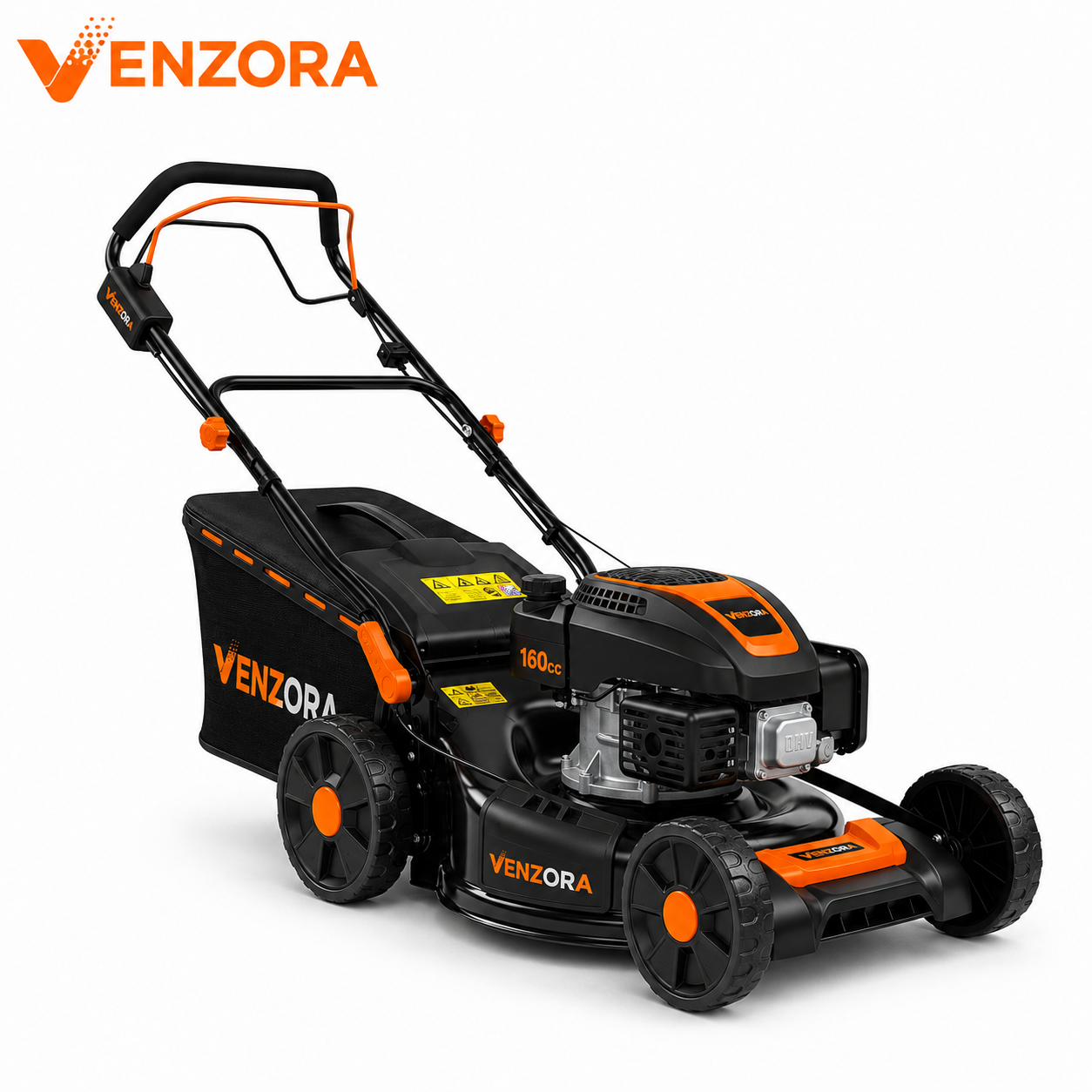 Venzora ProCut 160cc Gas-Powered Self-Propelled Lawn Mower